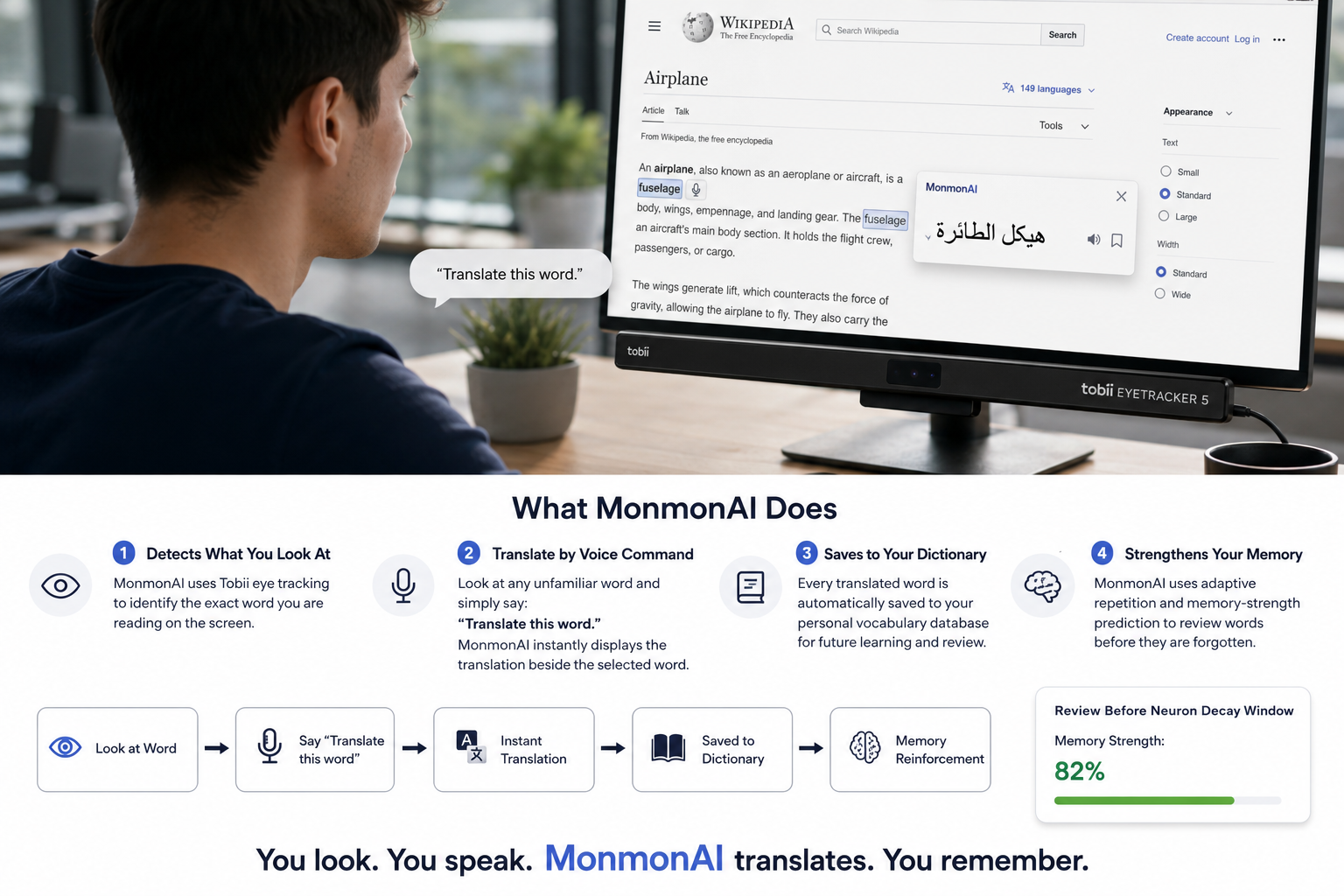 Translation at the speed of sight — MonmonAI